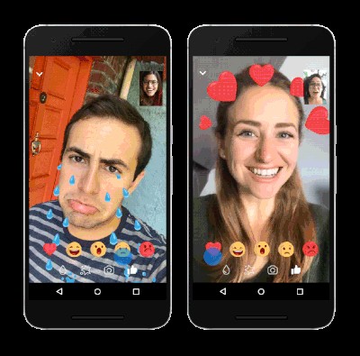 Facebook Messenger Video Calling adds a bunch of Add-ons and Goofy Filters