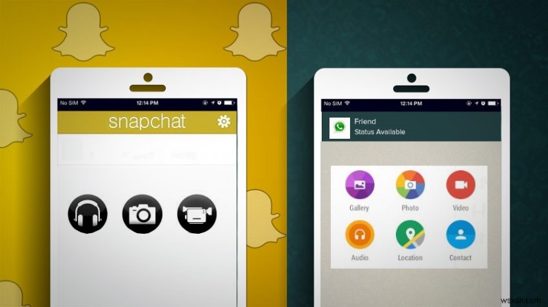 Clash of Instant Messaging Titans: WhatsApp v/s Snapchat