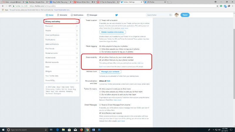 Twitter Tips To Stay Safe & Secure