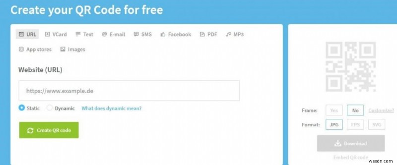 Generate Printable QR Codes for Your Social Media Profiles