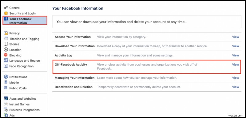How to Use Facebook’s New “Off-Facebook Activity” Feature