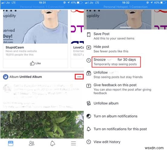 How To “Snooze” Someone On Facebook For 30 Days