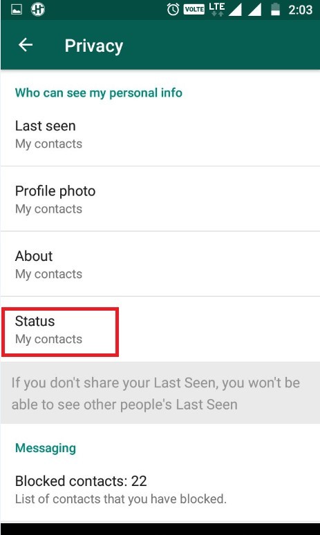 How To Hide WhatsApp Status From Selected People