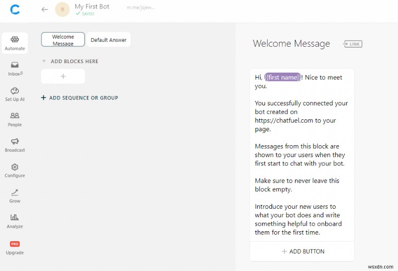 How To Create A Chatbot For Facebook Messenger
