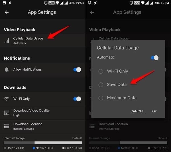 How to Limit Data Usage on Netflix