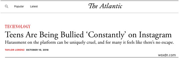 What To Do If Teenagers Are Using Instagram To Bully?