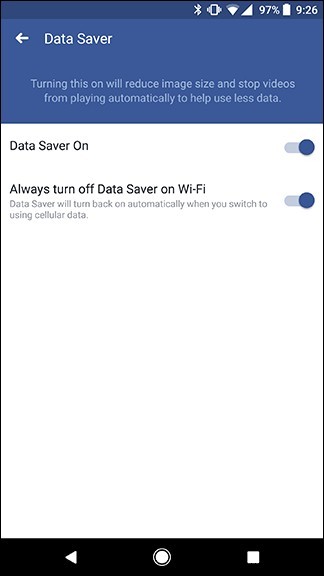Enabling Data Saver Mode On Facebook Instagram & Snapchat
