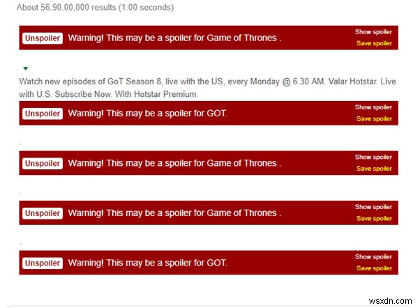 Sick of Game Of Thrones spoilers? Here’s how to Block them on the Internet!