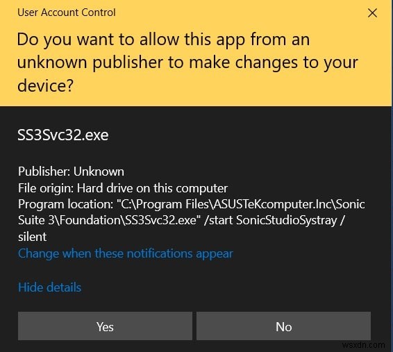 How To Fix SS3svc32.exe at startup in Windows 10