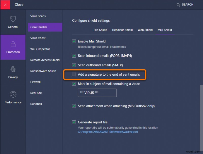 How To Remove The Avast Email Signature