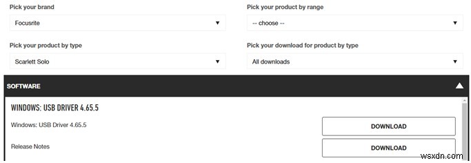 How to Download Focusrite Scarlett Solo Driver for Windows