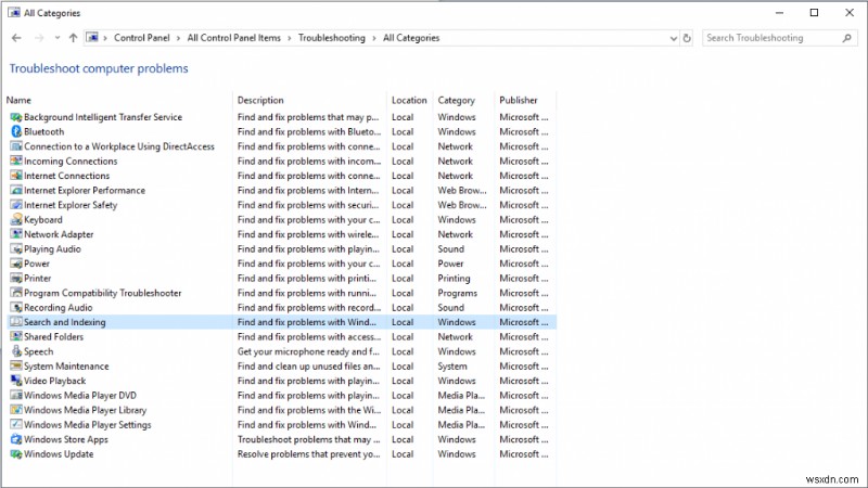 How To Fix Windows 10 Search Issues By Rebuilding Index