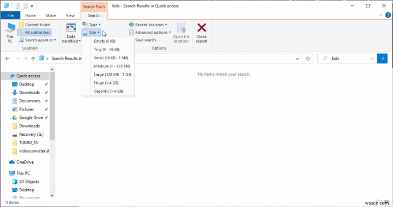 How To Find The Largest Files On Windows 10?