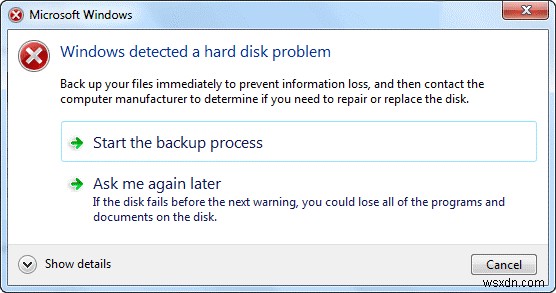 How to Fix “Windows Detected A Hard Disk Problem” In Windows 10 PC?
