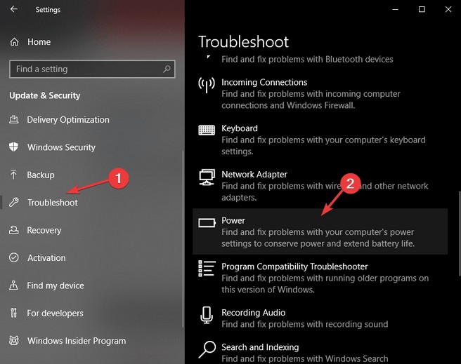 FIX: Windows 10 shuts Down Instead of Going in Sleep Mode
