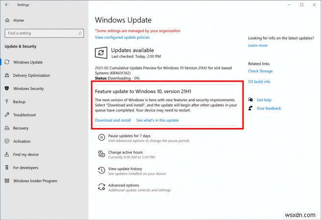 Windows 10 21H1 update – How to Optimize PC, download it, and more