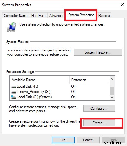 How To Create Restore Point On Windows 10, 8, 7, Vista and XP