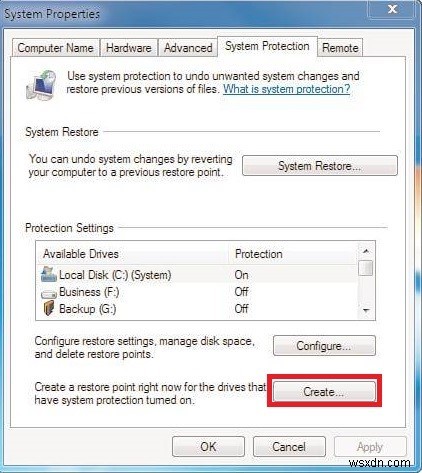How To Create Restore Point On Windows 10, 8, 7, Vista and XP