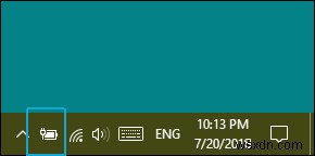 How To Restore Missing Battery Icon On Windows 10?