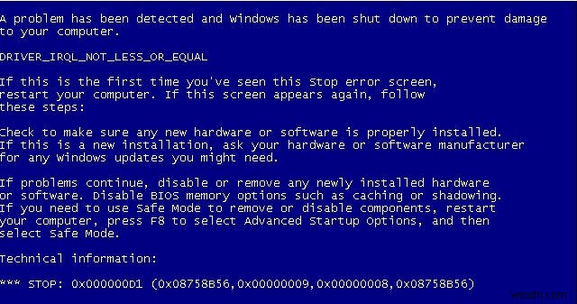 How to Fix driver_irql_not_less_or_equal Error on Windows 10