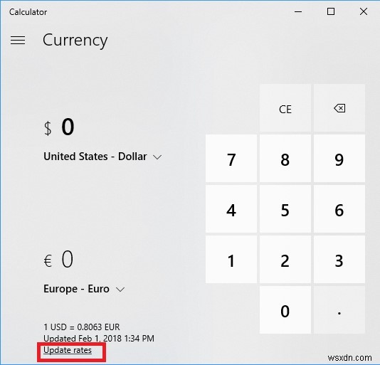 How To Use Currency Converter Tool In Windows 10?