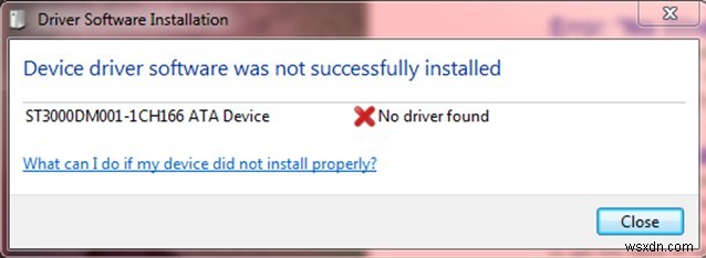 How To Fix Device Driver Software Was Not Successfully Installed Error In Windows 10?