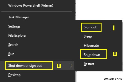 Windows 10: Shut Down Or Enable Sleep Mode With Keyboard Shortcut