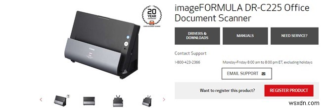 How To Fix Canon DR-C225 Driver Issues In Windows 10?