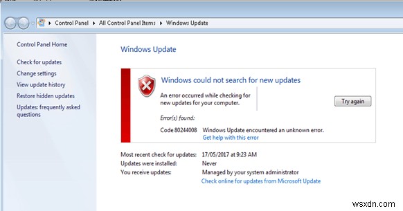 How to Fix Windows 10 Update Error Code: 80072ee2