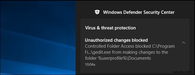 Use “Controlled Folder Access” To Block Ransomware On Windows 10