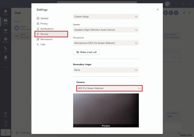 How to Fix a Camera not Working on MS Teams on Windows 10?