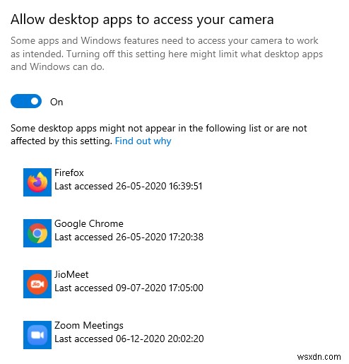 How to Fix a Camera not Working on MS Teams on Windows 10?