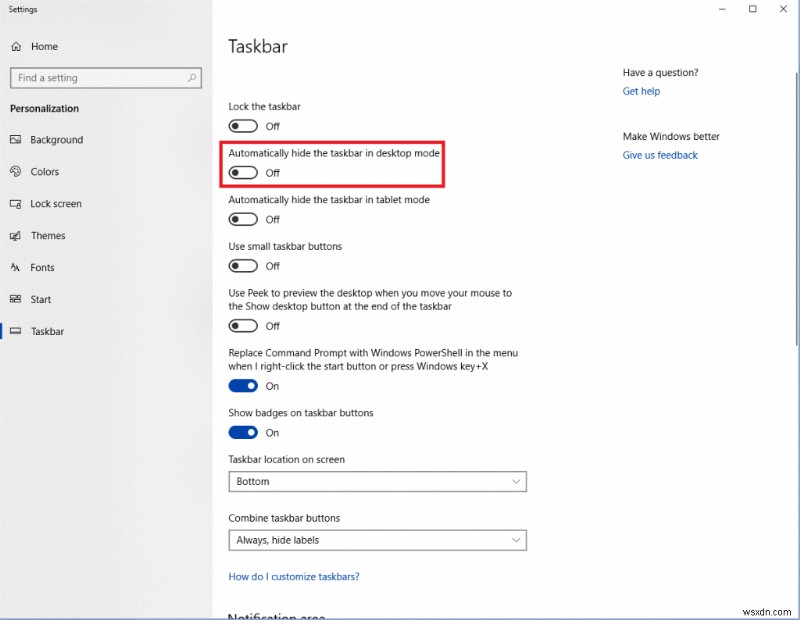 How To Customize Your Windows 10 Taskbar