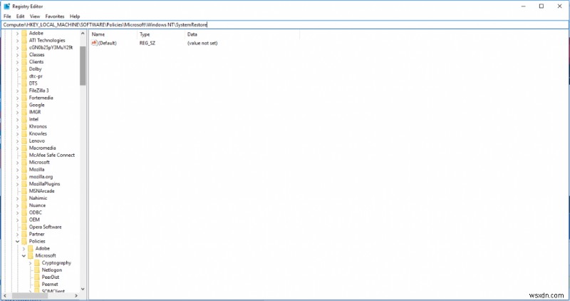 How To Solve System Restore Greyed Out Problem In Windows 10?