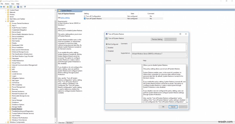 How To Solve System Restore Greyed Out Problem In Windows 10?