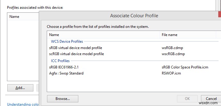 How To View The Correct Colour Profile Using Colour Management In Windows 10