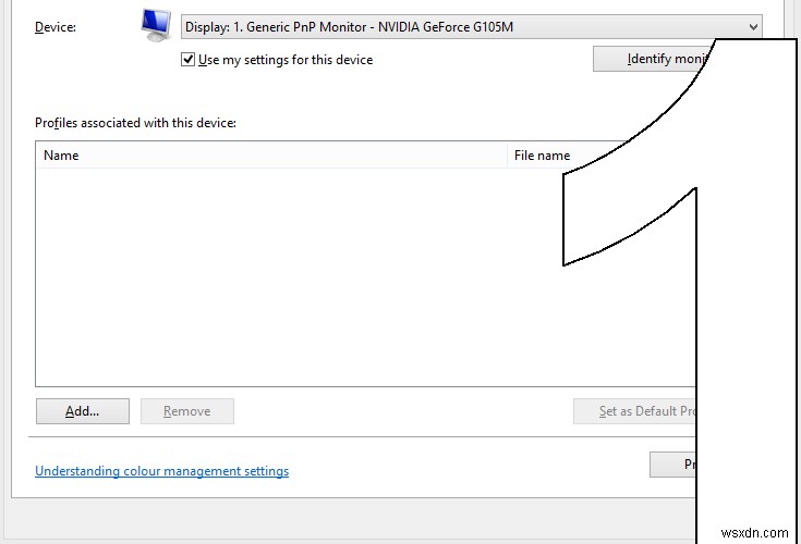 How To View The Correct Colour Profile Using Colour Management In Windows 10