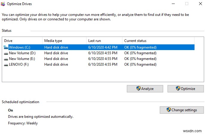 Defragger Error Defrags SSD Drives Frequently Causing Windows 10 Alert