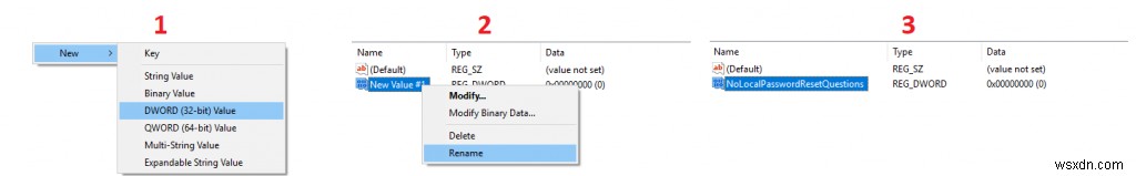How to Disable Password Recovery Questions in Windows 10