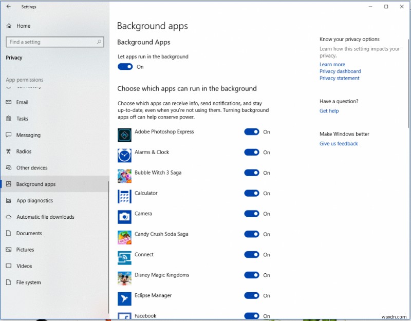 8 Things to Disable On Windows 10