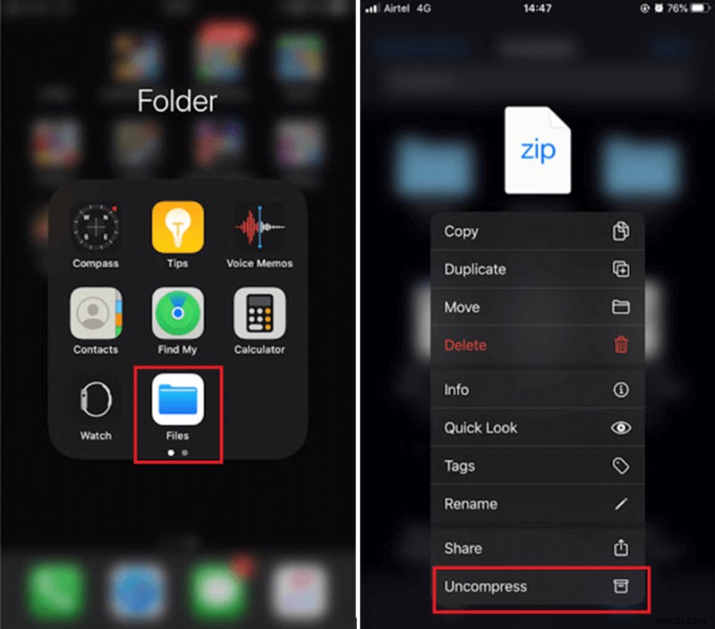 How To Create And Open Zip Files On iPhone?