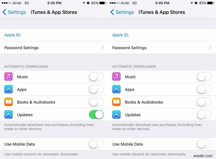How to Turn off Automatic App Updates on iPhone