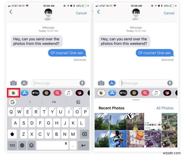 How To Access Photos In Messages On iOS 12?