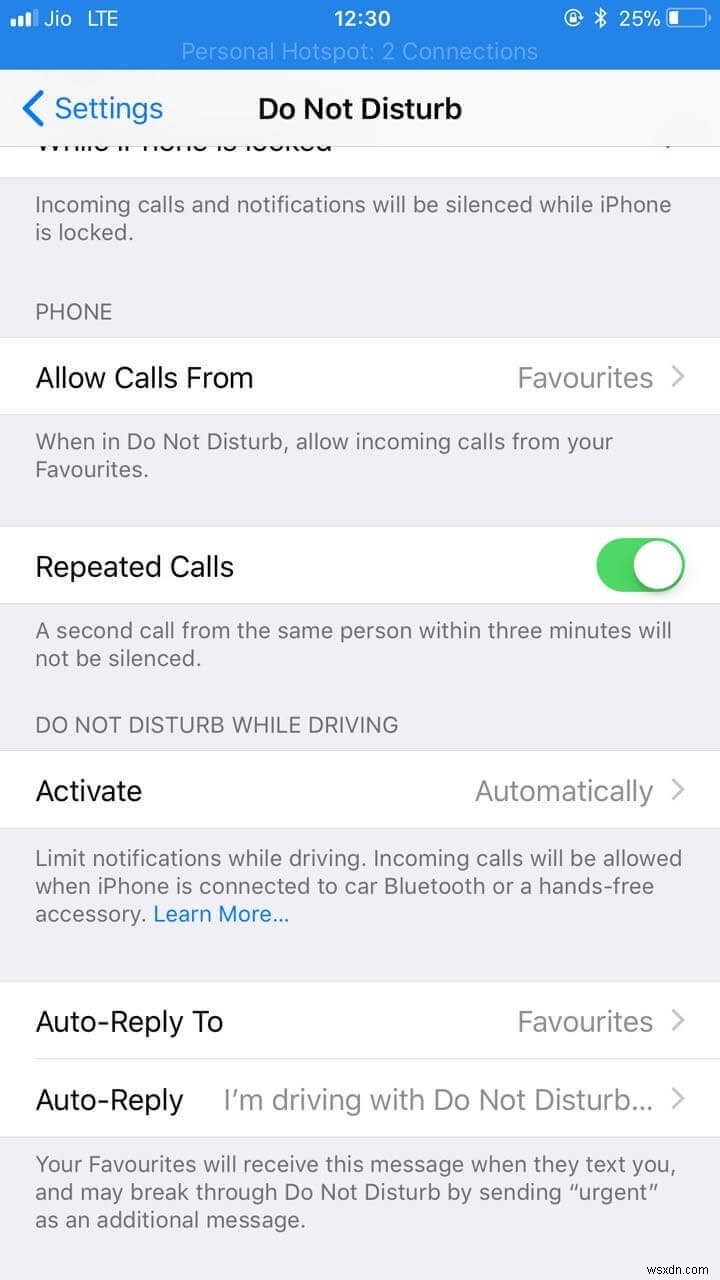 What Is Do not Disturb While Driving
