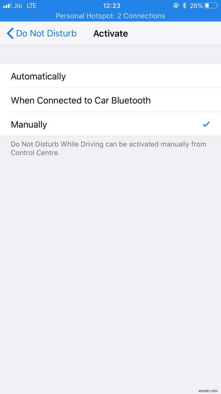 What Is Do not Disturb While Driving