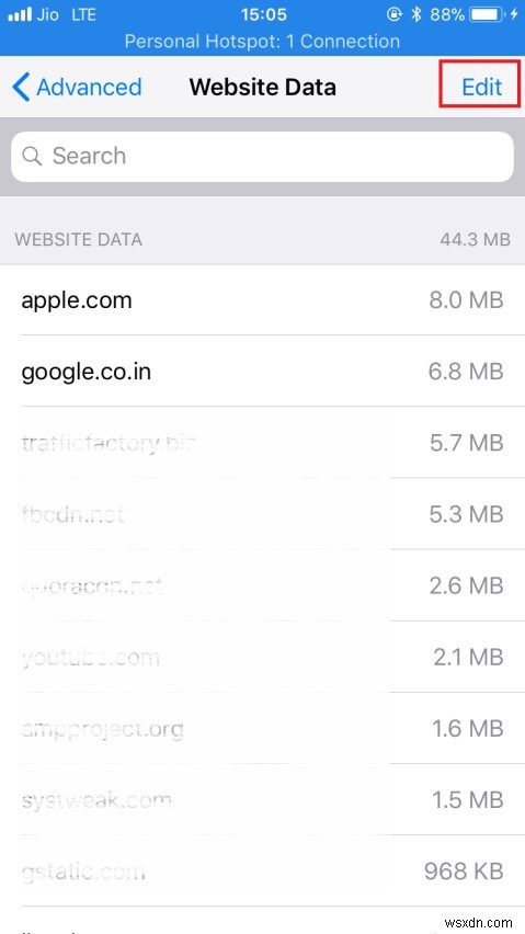 How To Clear Data For Specific Websites On iPhone