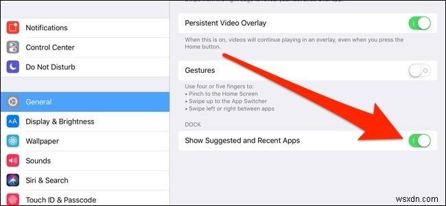 How To Remove Recent Apps From iPad Dock