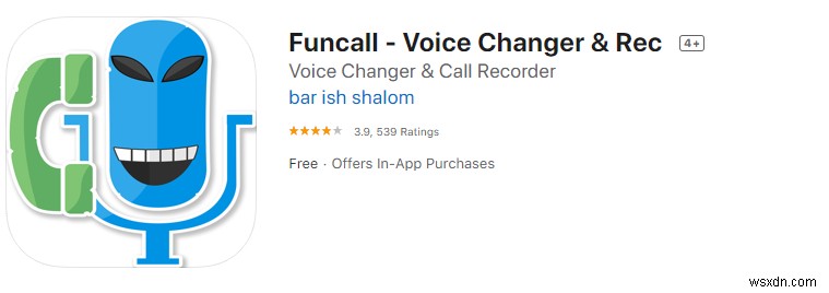 App Review: Funcall – Voice Changer & Rec: Voice Changer & Call Recorder