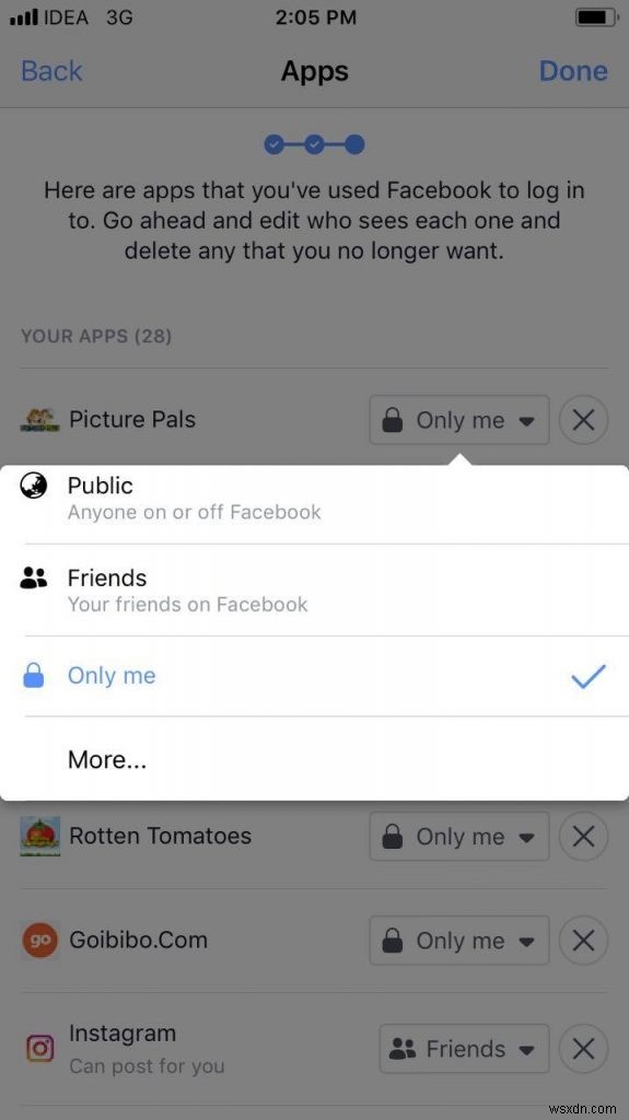 Stop Third-Party Apps From Using Your Facebook Data On iPhone