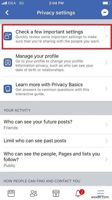 Stop Third-Party Apps From Using Your Facebook Data On iPhone